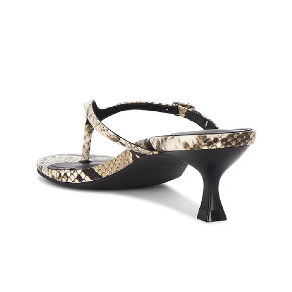The Tayla Heel Sandal in Snake - Nakedvice